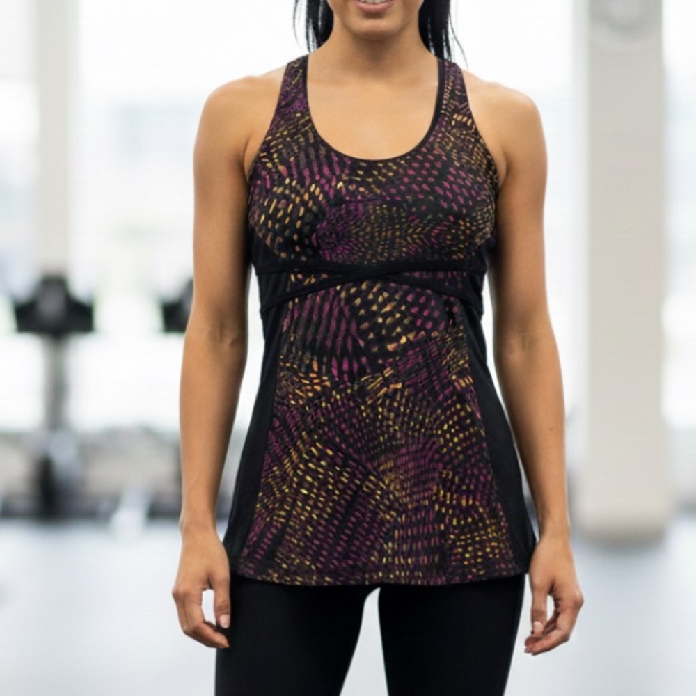 Fabletics Multicolor Patterned Tank Top NWT - image 1